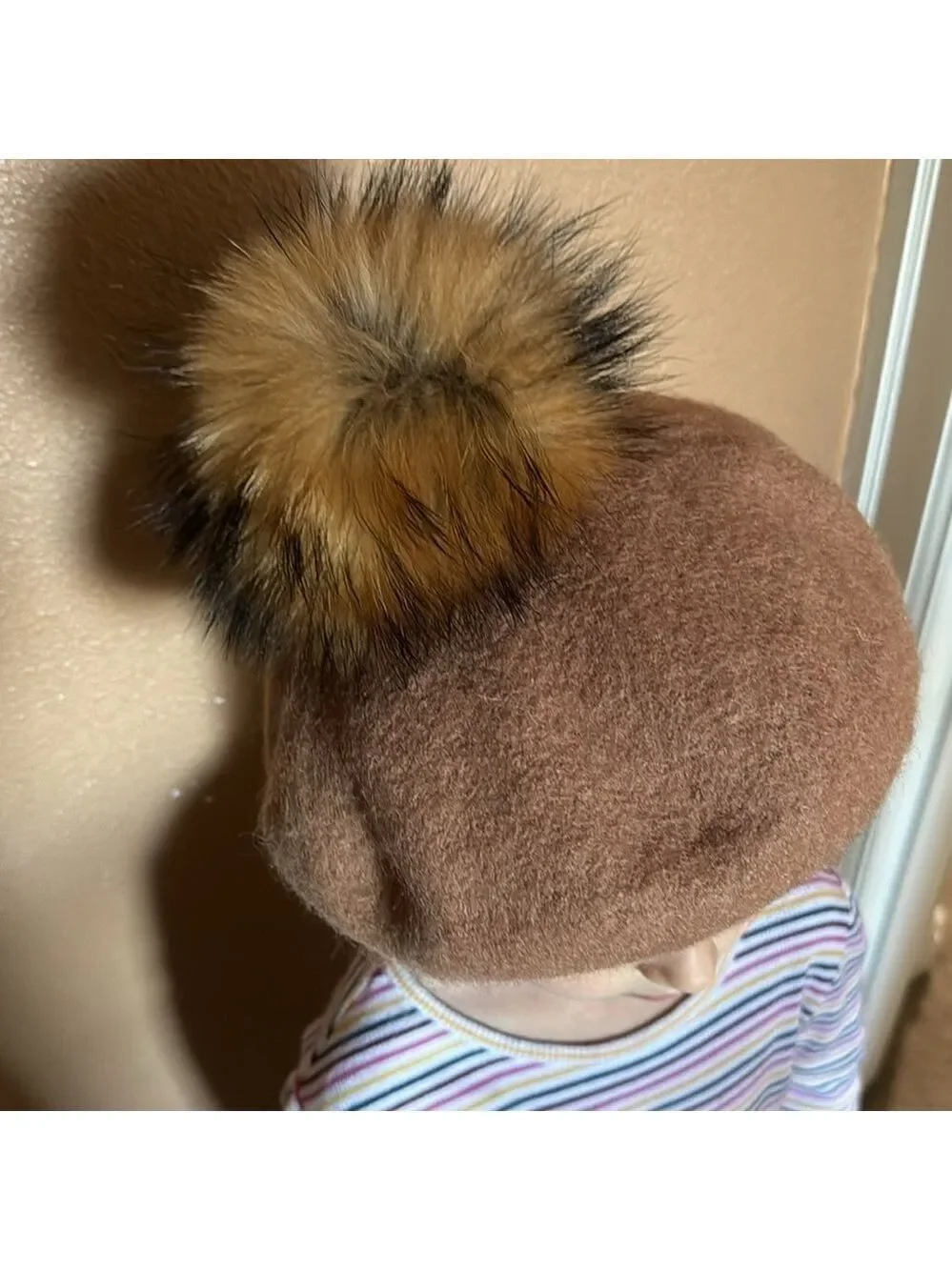 Beret with Pom Pom